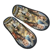 Wwe House Slippers For Women Men Indoor Outdoor-Cute Cotton Slippers Bedroom